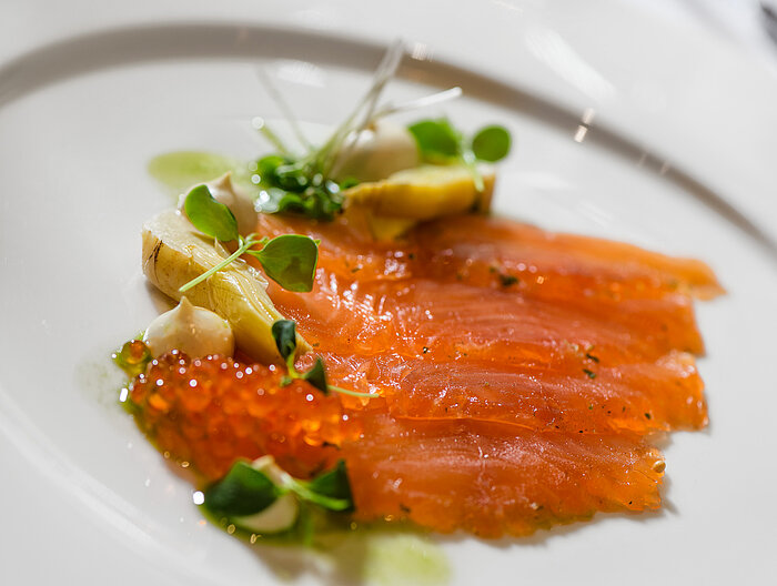 Leckeres Gericht im Gourmet-Wellnesshotel Lürzerhof