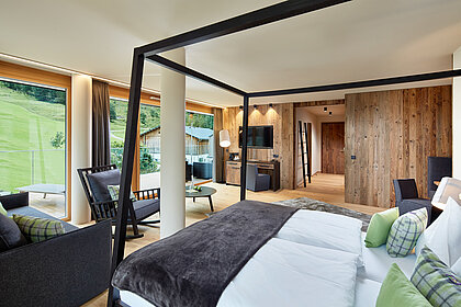 Die Alpin Life de Luxe Lodge im Wellnesshotel Lürzerhof in Salzburg