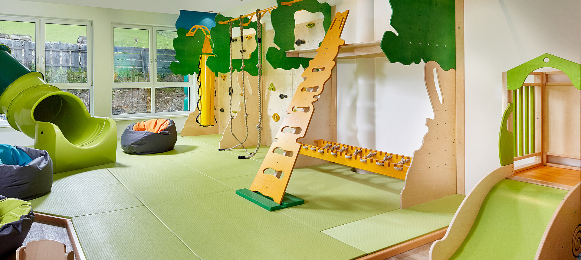 Spielbereich des Lürzerhofs, dem Familienhotel in Österreich für Urlaub mit Kindern