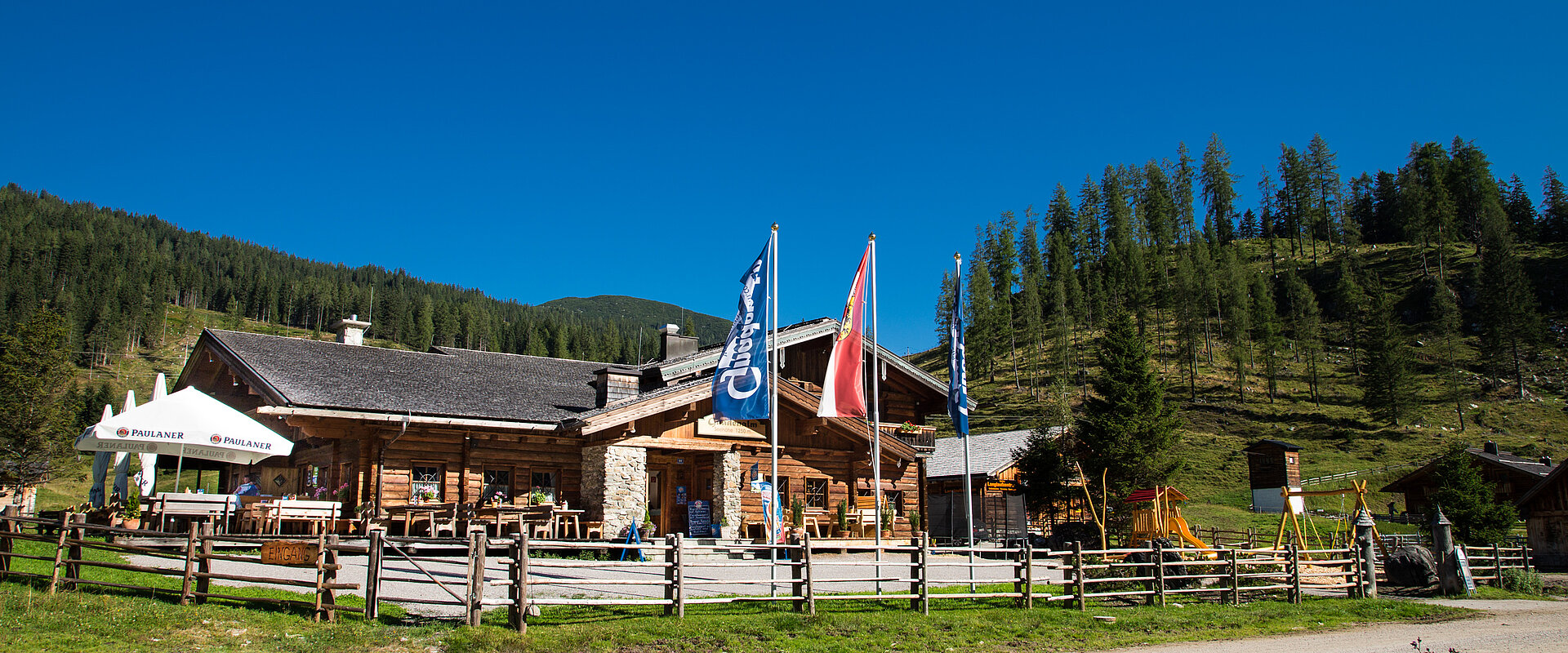 Eine Kapelle in der Nähe der Gnadenalm