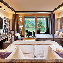 Die Alpin Family Lodge im Wellnesshotel Lürzerhof in Salzburg