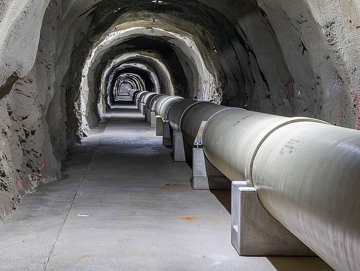 Der Christina Stollen des Wasserkraftwerkes vom Lürzerhof