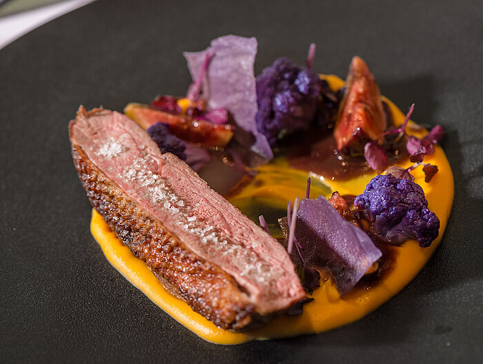 Leckeres Gericht im Gourmet-Wellnesshotel Lürzerhof