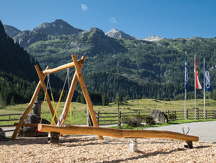 Eine Kapelle in der Nähe der Gnadenalm