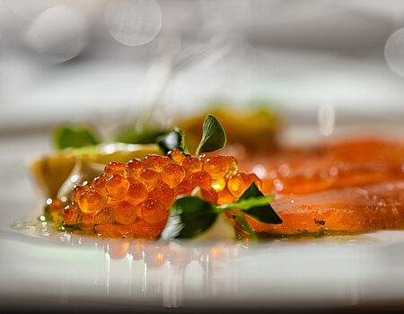 Leckeres Gericht im Gourmet-Wellnesshotel Lürzerhof