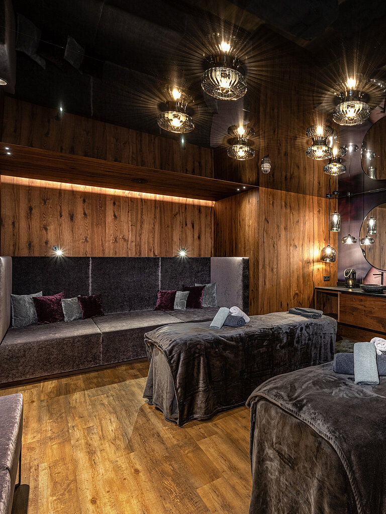 Behandlungen & Treatments Behandlungsraum im Wellnesshotel Lürzerhof in Salzburg