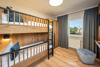 Das Kinderzimmer in der Mountain Family Plus Familiensuite im Lürzerhof