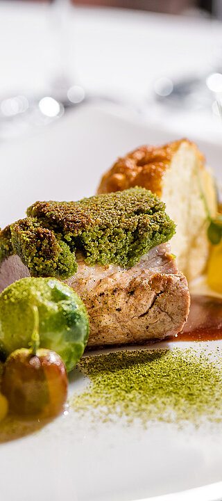 Leckeres Gericht im Gourmet-Wellnesshotel Lürzerhof